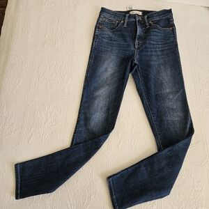 Size 26 Madewell Women’s 10 Inch High Rise Skinny Blue Jeans